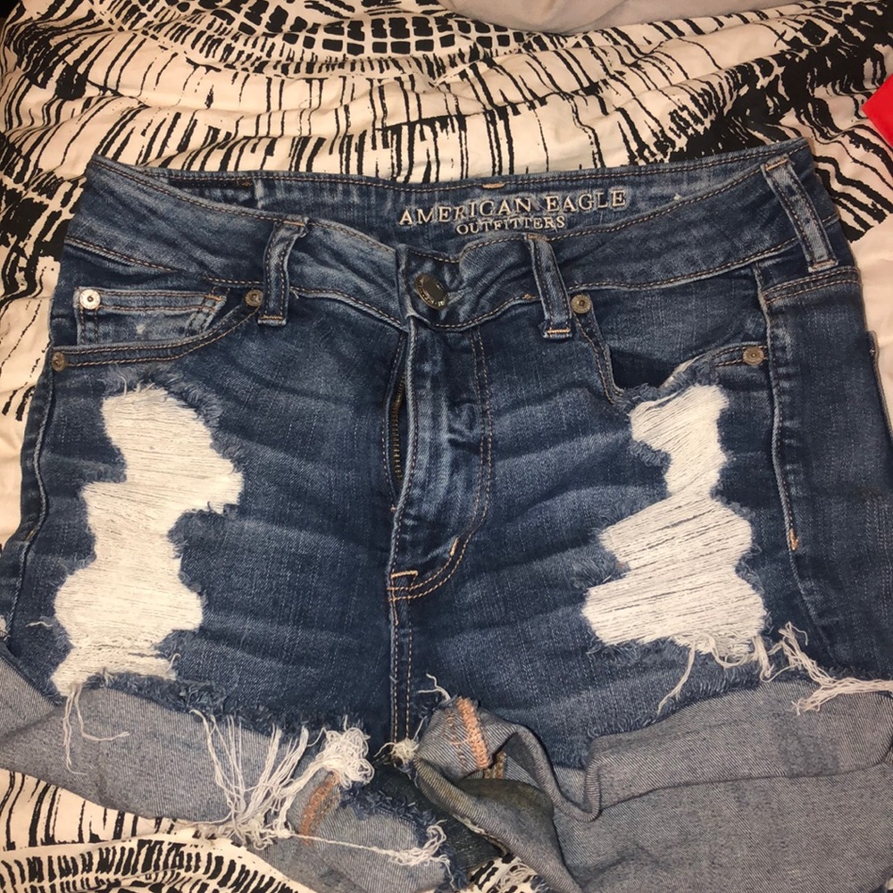 American eagle high rise shortie